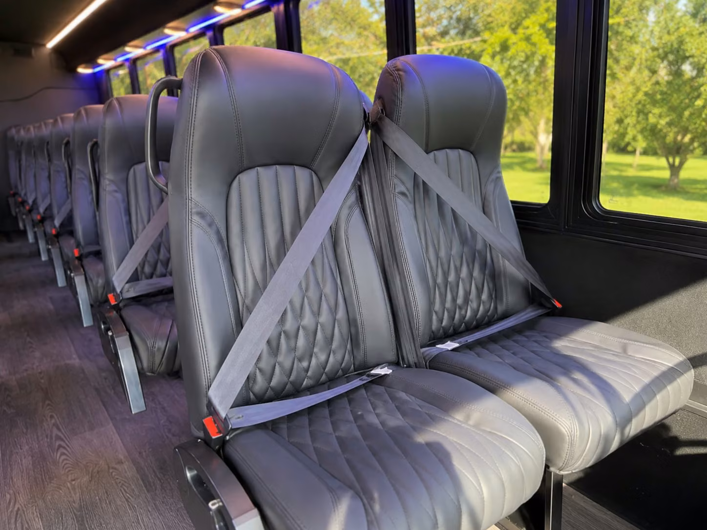 20 passenger minibus inside