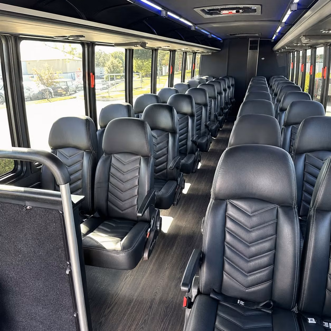 25 passenger minibus inside
