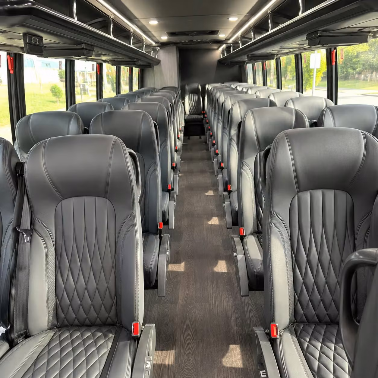 30 passenger minibus inside