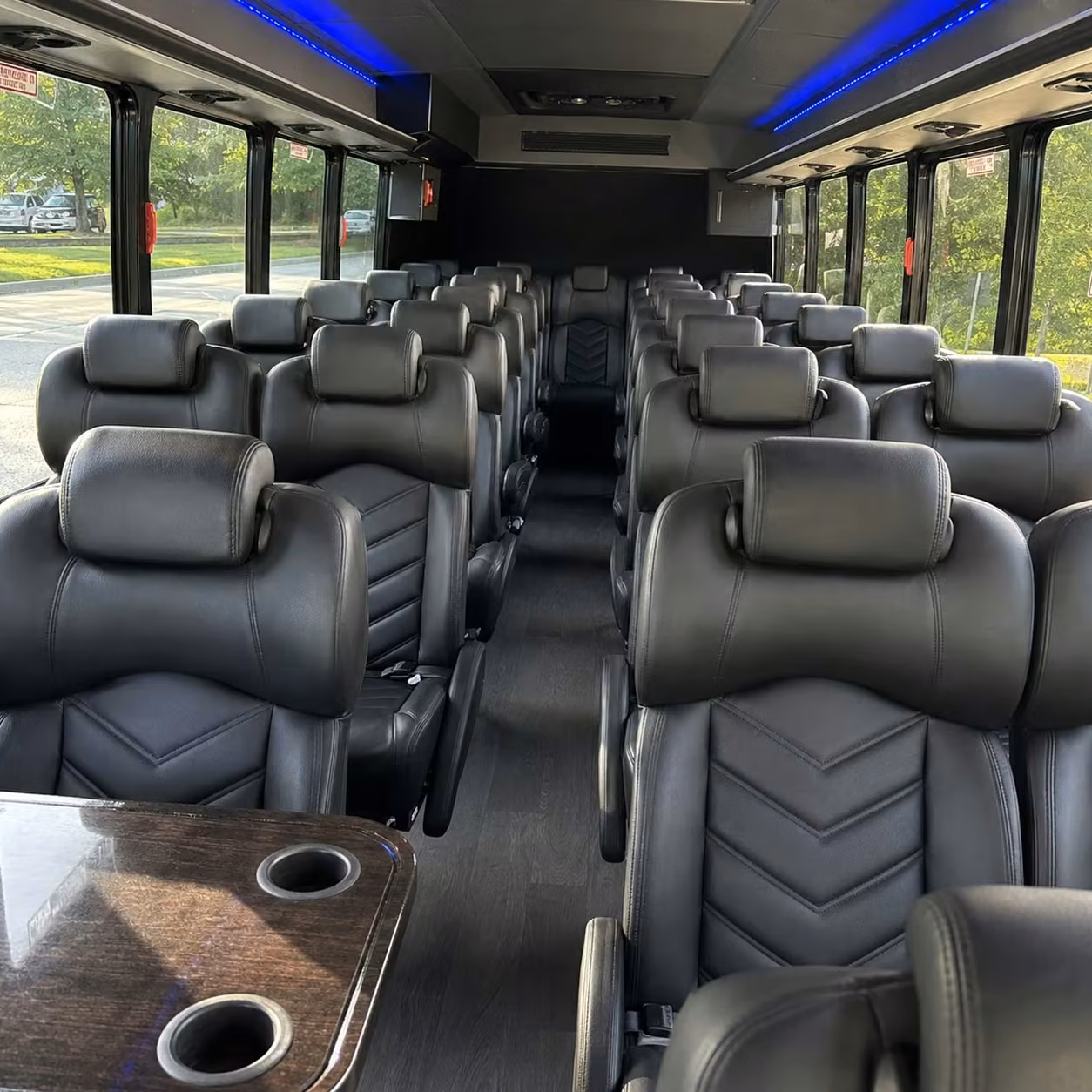 30 passenger minibus interior